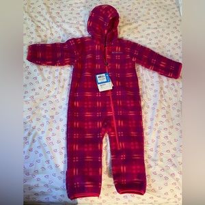 Columbia Snowtop II Bunting Suit/12-18mo/pink plaid